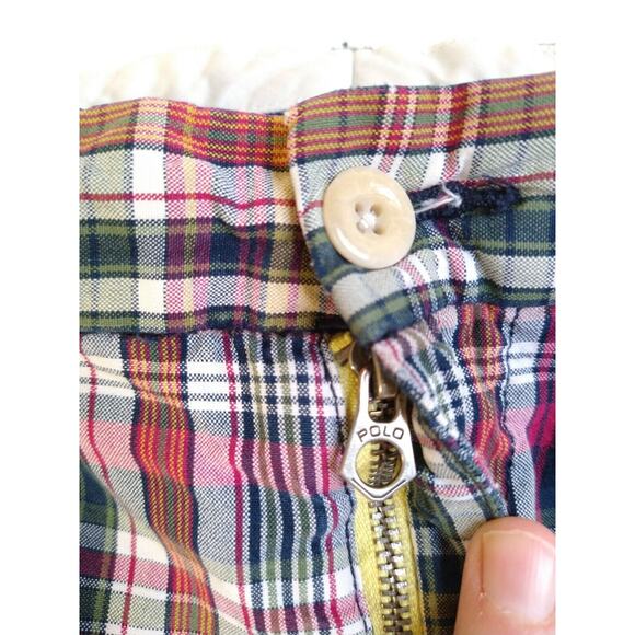 Polo Ralph Lauren Plaid Bermuda Shorts Classic Fit Casual Size 38 - Picture 6 of 14